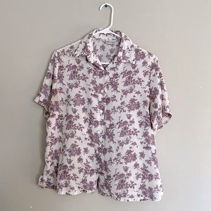 Vintage button down blouse